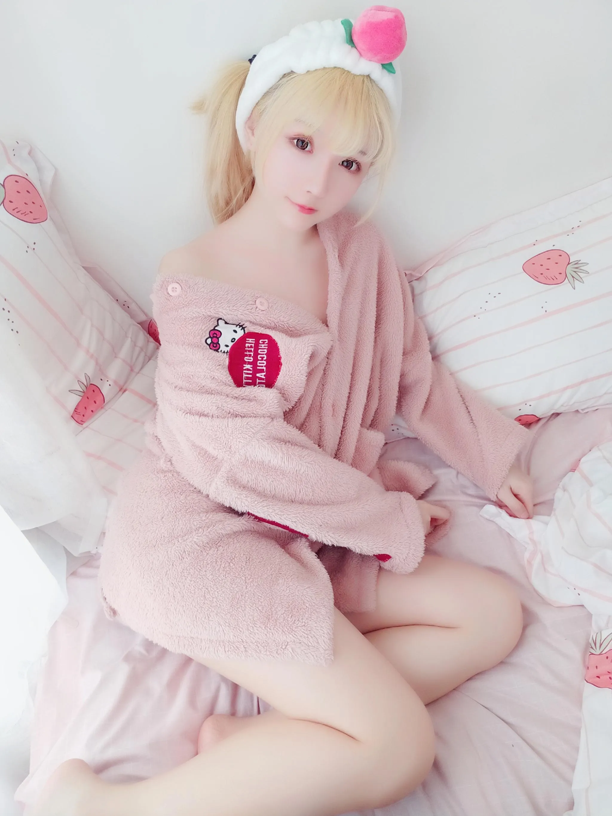 星之迟迟 – VOL.01 粉红泡泡包-桃味KITTY（16P） [16P]插图